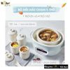 Nồi lẩu nướng 1L Bear 2 ngăn mini DKL-C12D1